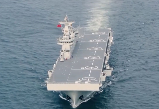 海軍新篇章，075型三號(hào)艦正式入列，海軍新篇章，075型三號(hào)艦正式入列啟航