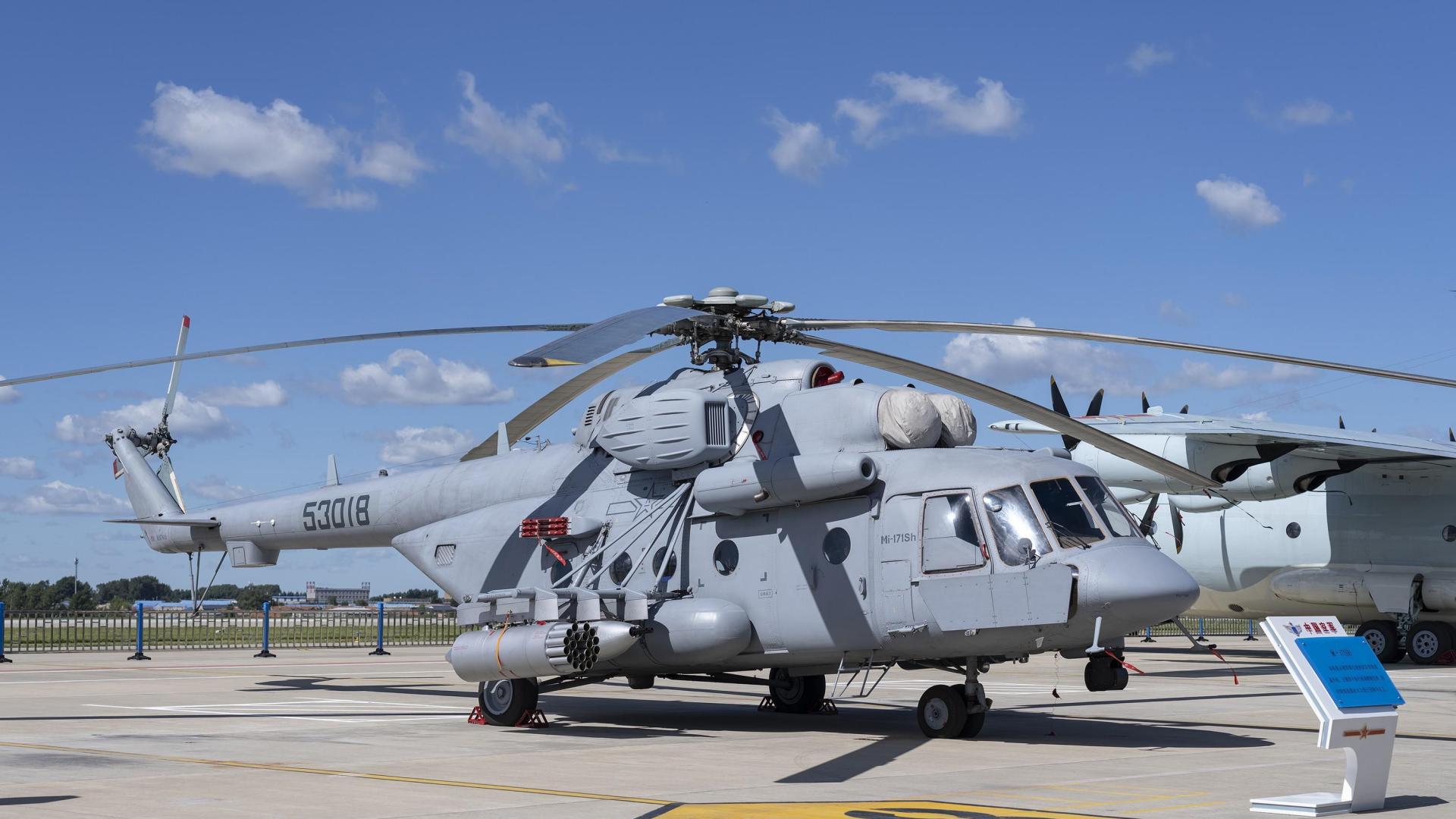 米-171SH武裝直升機(jī)，空中力量的璀璨明珠，米-171SH武裝直升機(jī)，空中璀璨明珠的震撼展現(xiàn)