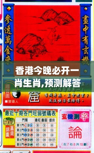 香港和彩王中王精準(zhǔn)一肖，揭秘彩票預(yù)測之謎，揭秘彩票預(yù)測之謎，香港和彩王中王精準(zhǔn)預(yù)測一肖技巧