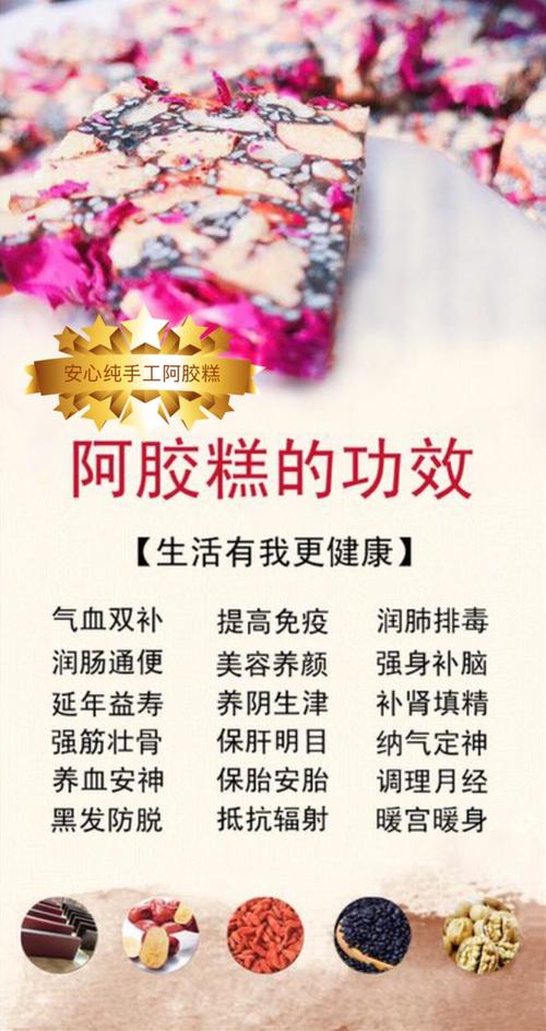 阿膠糕，功效、作用及食用方法詳解，阿膠糕，功效、作用與食用方法全面解析